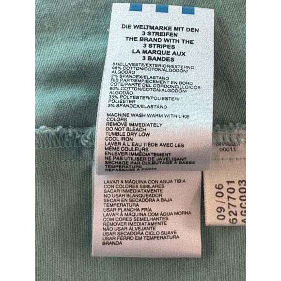 Vintage Y2K Adidas Light Blue Zip-Up Track/Tennis Sport Jacket/coat Women Large - Picture 7 of 9